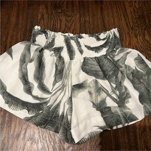 VICI palm print shorts